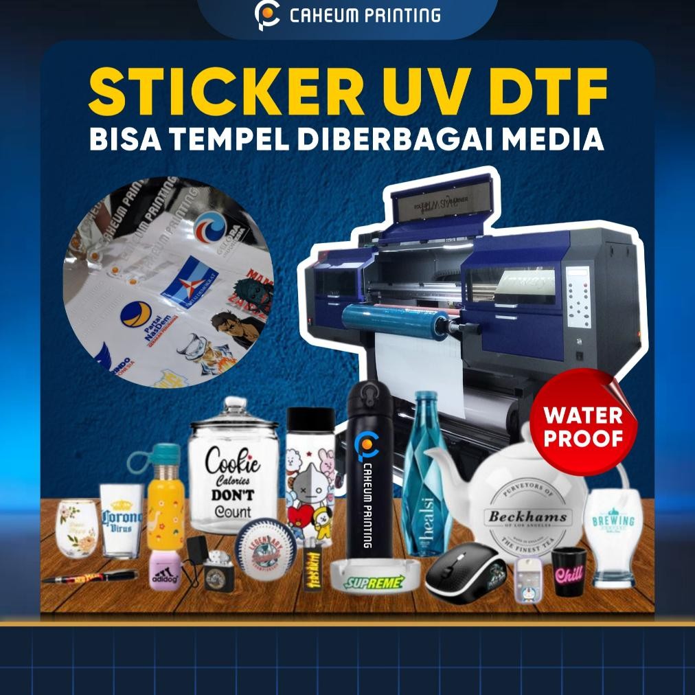 

Sticker DTF UV / Cutting Sticker Warna / Sticker Tinta Putih / Sticker Sablon SV9