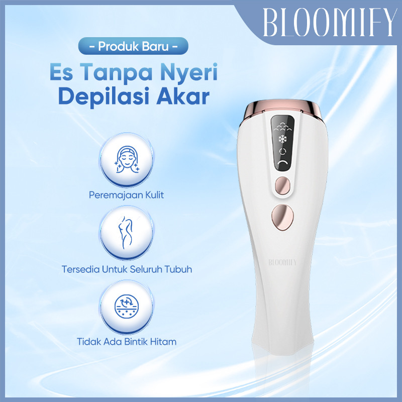 BLOOMIFY Epilator / Titik Beku Hair Removal Penghilang Bulu / Alat Penghilang Rambut/Hair Removal
