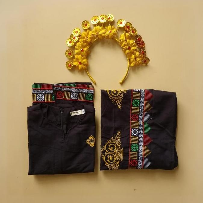 BAJU ADAT KERAWANG GAYO ACEH PEREMPUAN ANAK