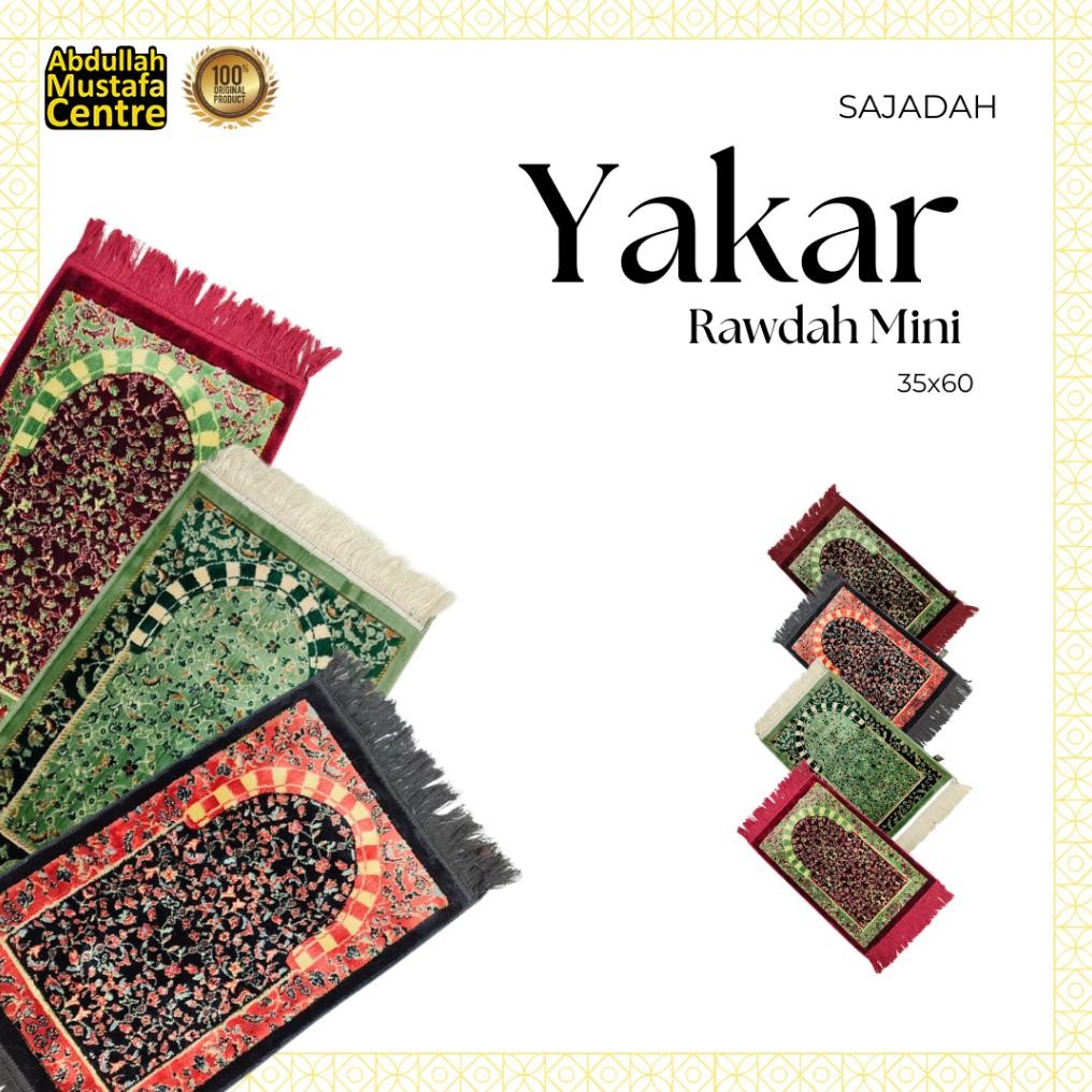 sajadah exclusive yakar rawdah mini asli turkey / sajadah yakar ruwdah mini/sajadah rawdah AST