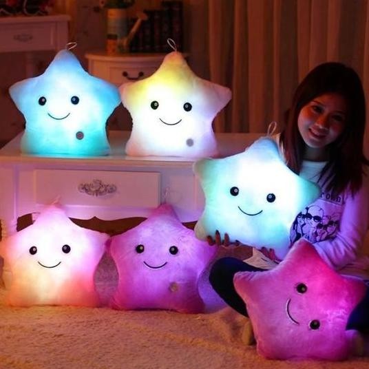 Boneka LED karakter bintang nyala kelap kelip import AST