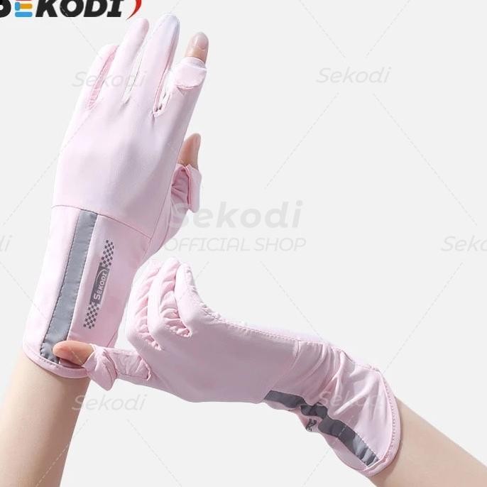 Sekodi Kaos Tangan Motor Wanita Sarung Tangan Montor