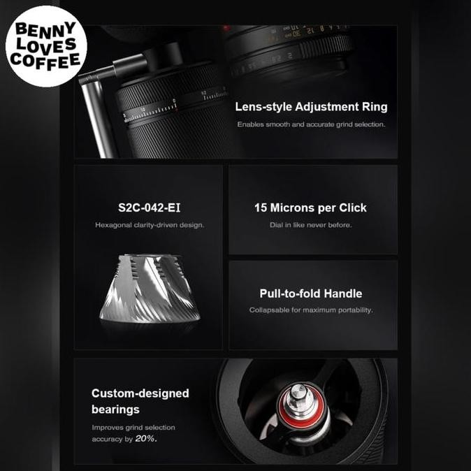 BEBAS ONGKIR - Timemore S3 ESP hand grinder