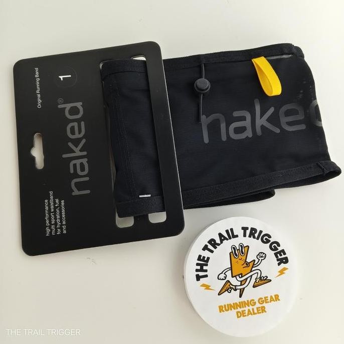 Berkualitas NAKED RUNNING BAND BLACK Running Belt MURAH