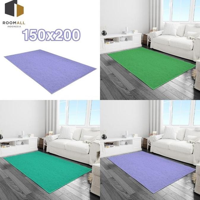 Karpet Bulu Lembut Ukuran 150x200 Polos Karpet Aesthetic Korea Karpet