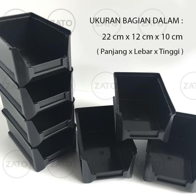

BIG isi 9 pcs Kotak Plastik Stackable mono rako rak susun rak komponen