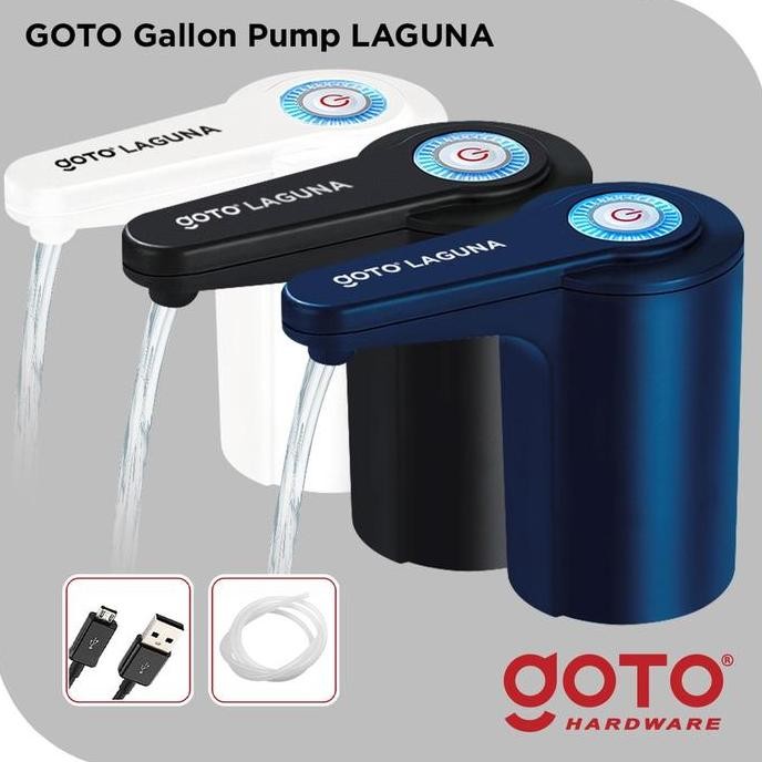 Goto Laguna Gallon Pump Dispenser Air Pompa Galon Elektrik Charge USB