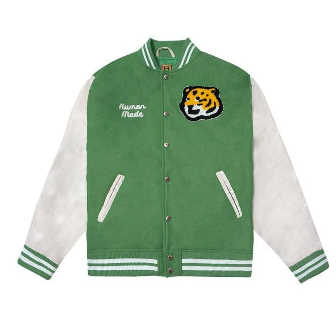 Human Made Hot Dog Tiger Varsity Jacket (Best Quality)