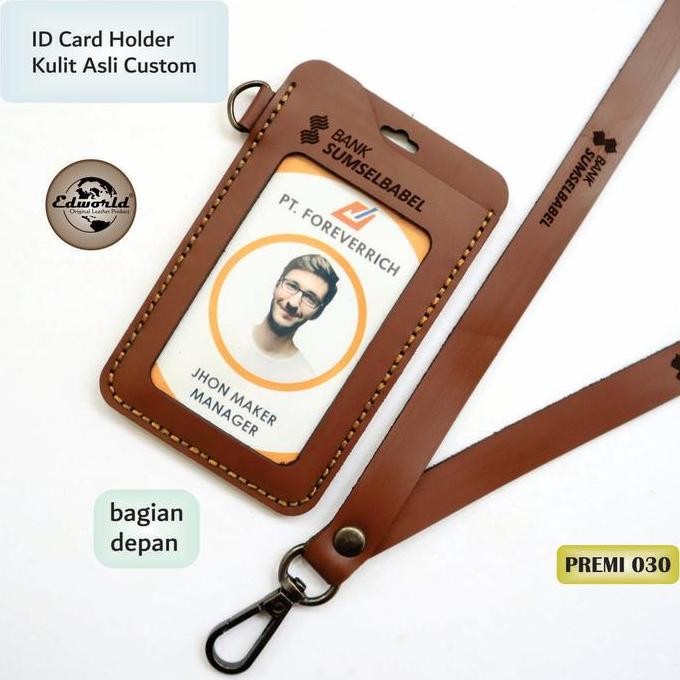 

ID Card Holder Kulit 2 Slot Kartu