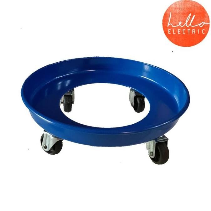 TATAKAN ALAS RODA 4 SERBAGUNA TABUNG GAS ELPIJI LPG OKSIGEN GALON AIR