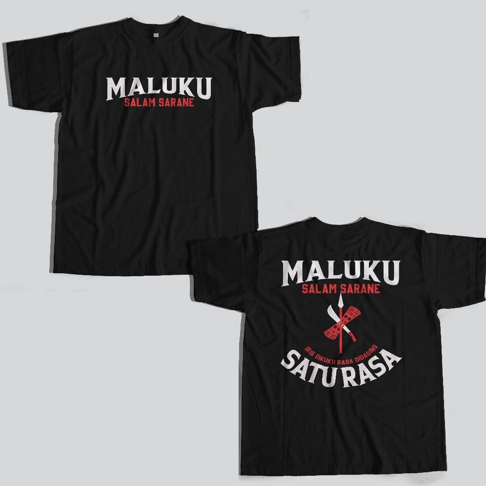 Promo Kaos Salam Sarane Maluku Satu Rasa Kaos Distro Maluku Kaos Kata Mauluku Viral