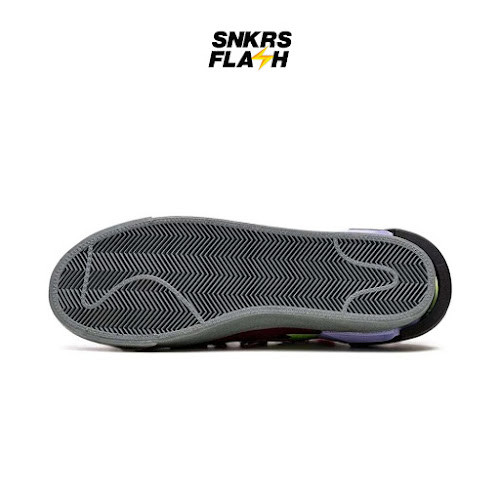 NIKE Blazer Low Acronym Night Maroon Sepatu Sneakers Wanita - DN2067600 - Size 37.5