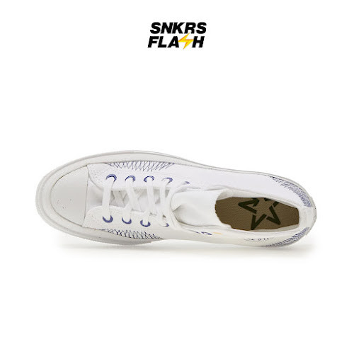 CONVERSE Rechuck 70 Waste Washed Indigo Sepatu Sneakers Pria - A00408C - Size 38