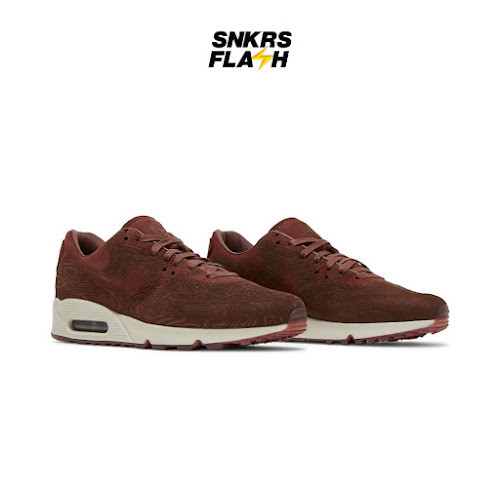 NIKE Max 90 Laser Mahogany Sepatu Sneakers Pria - DH4689200 - Size 44