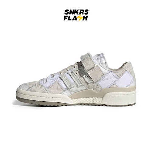 ADIDAS Forum Low Atmos Patchwork White Sepatu Sneakers Pria - GW3496 - Size 44.7