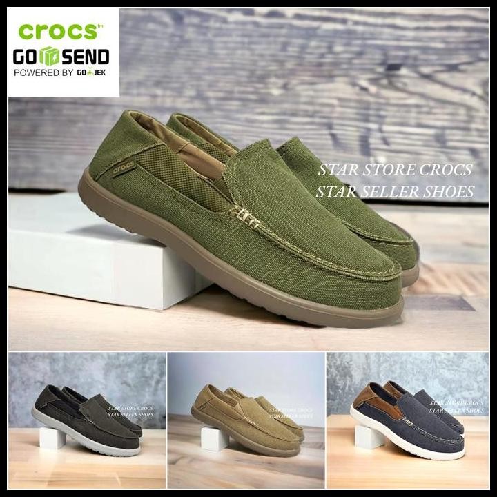 Terlaris Sepatu Crocs Santa Cruz Deluxe Sepatu Crocs Pria Good Quality