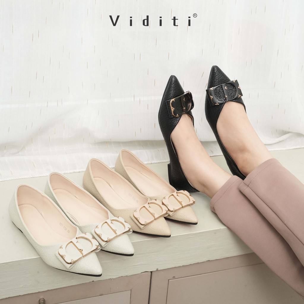 Viditi Salvina Flat Shoes | Sepatu Import Wanita | Kerja | Kuliah | Kantor | Lepes