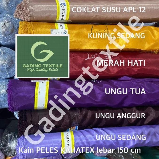 ( per 1 roll ) kain furing PELES KAHATEX abutai abuthai lebar 150 cm bahan furing lapisan kebaya bru