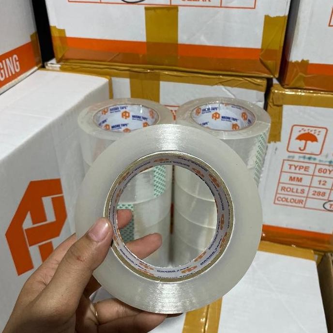 

Lakban 200 Yard X 45 Mm (Per Slop/6 Pcs) Lakban Tebal Isolasi 2 Inch Co