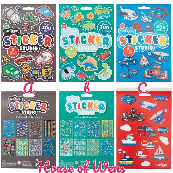 

SMIGGLE STICKER STUDIO BOOKBIKU STICKER ORIGINAL