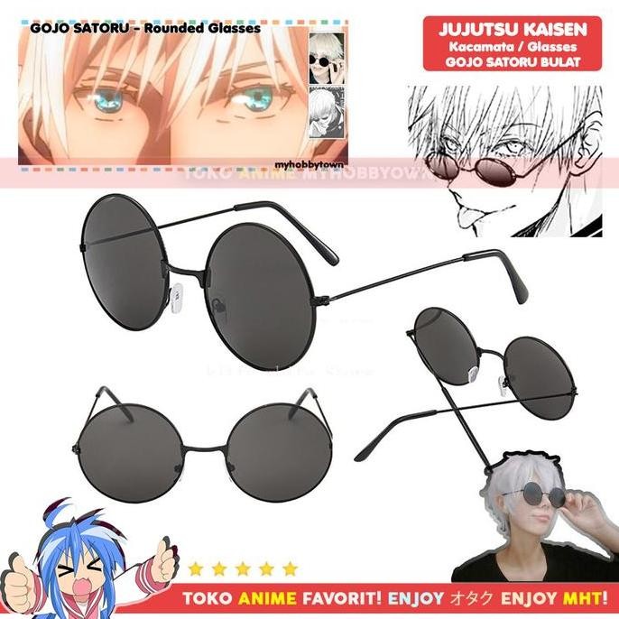 Kacamata Gojo Satoru Jujutsu Kaisen Kostum Cosplay Anime
