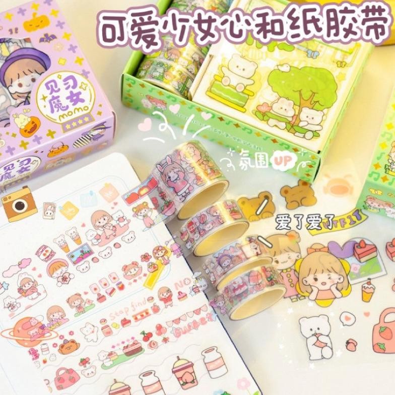 

JoeraganlapakStiker Momo Roll Lucu Mainan Anak Isi 4 Roll Dan 39.@ Baru