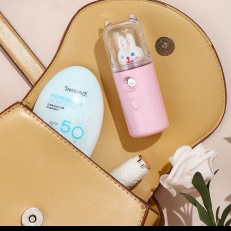 Nano Spray Karakter Cow Rabbit Sapi Kelinci Alat Semprot Wajah Portable Mini Skincare Air Toner Atom