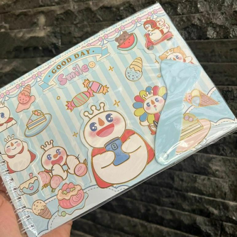 

Joeraganlapak Stiker Buku Mixue Viral Sticker Book Viral- Buku Journal Mixue Stock