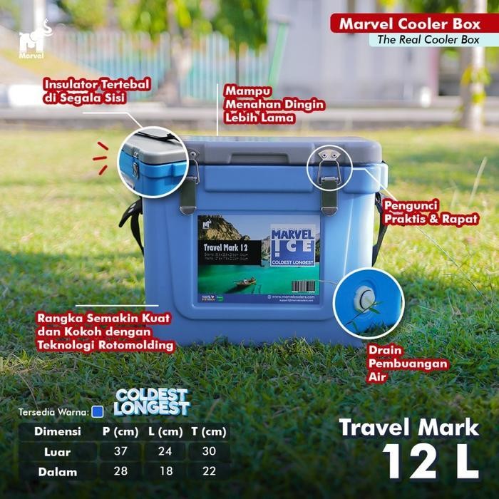 Marvel Cooler Box Ice 12 L 24 L 35 L Travel Tali Kunci Seal / Marina Cool Box 35 S Lion Star 33 Lite