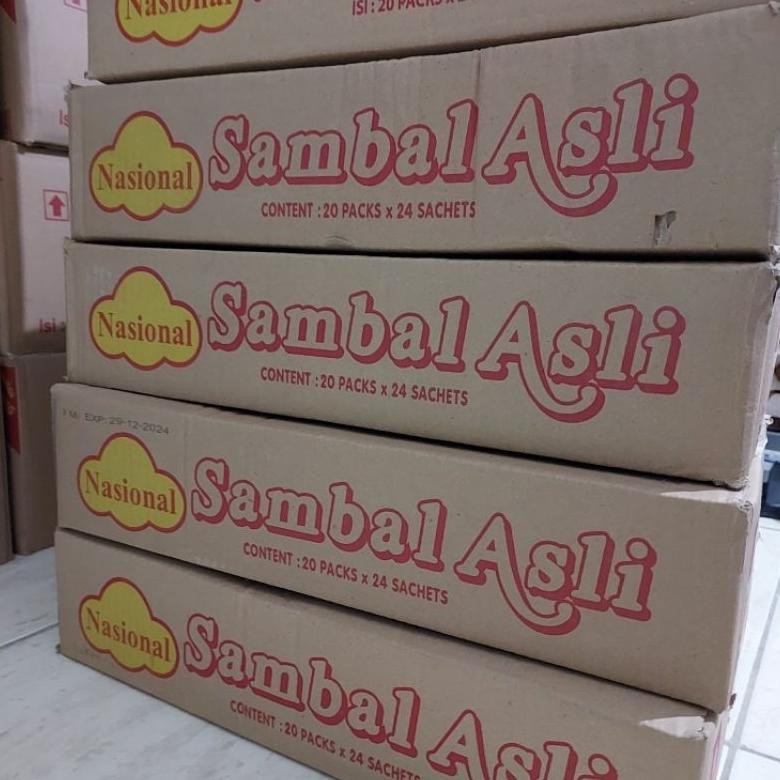 

1 Dus Sambal Nasional Sachet 20 Pack X 480 Pcs RB10