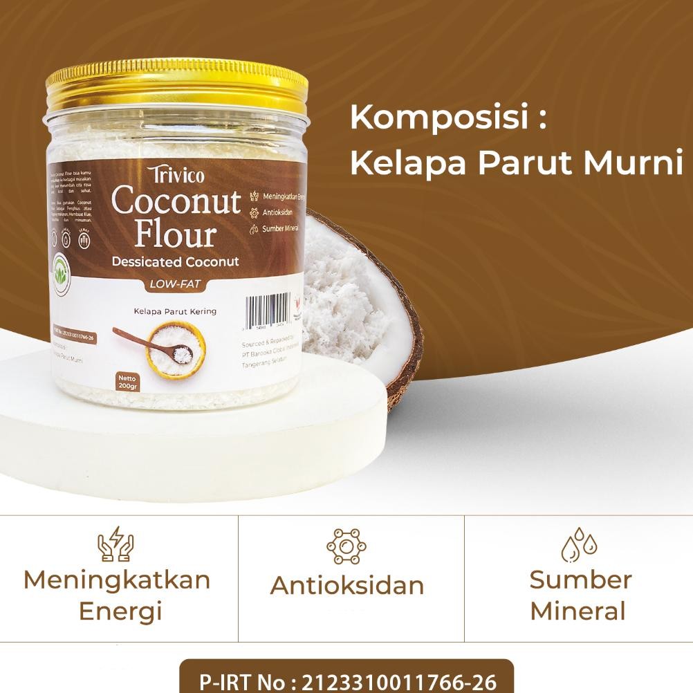 

Trivico Tepung Kelapa Kering - Untuk Kue & Masakan