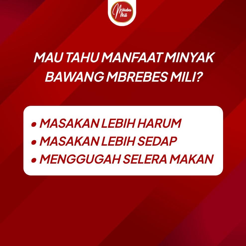 

Mbrebes Mili Minyak Bawang Merah 1 Liter - 100% Bawang Brebes Asli RB10