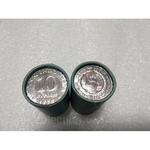 Uang Koin Kuno 10 Rupiah Tahun 1979 Tabanas Rollan Original Dan Terpercaya