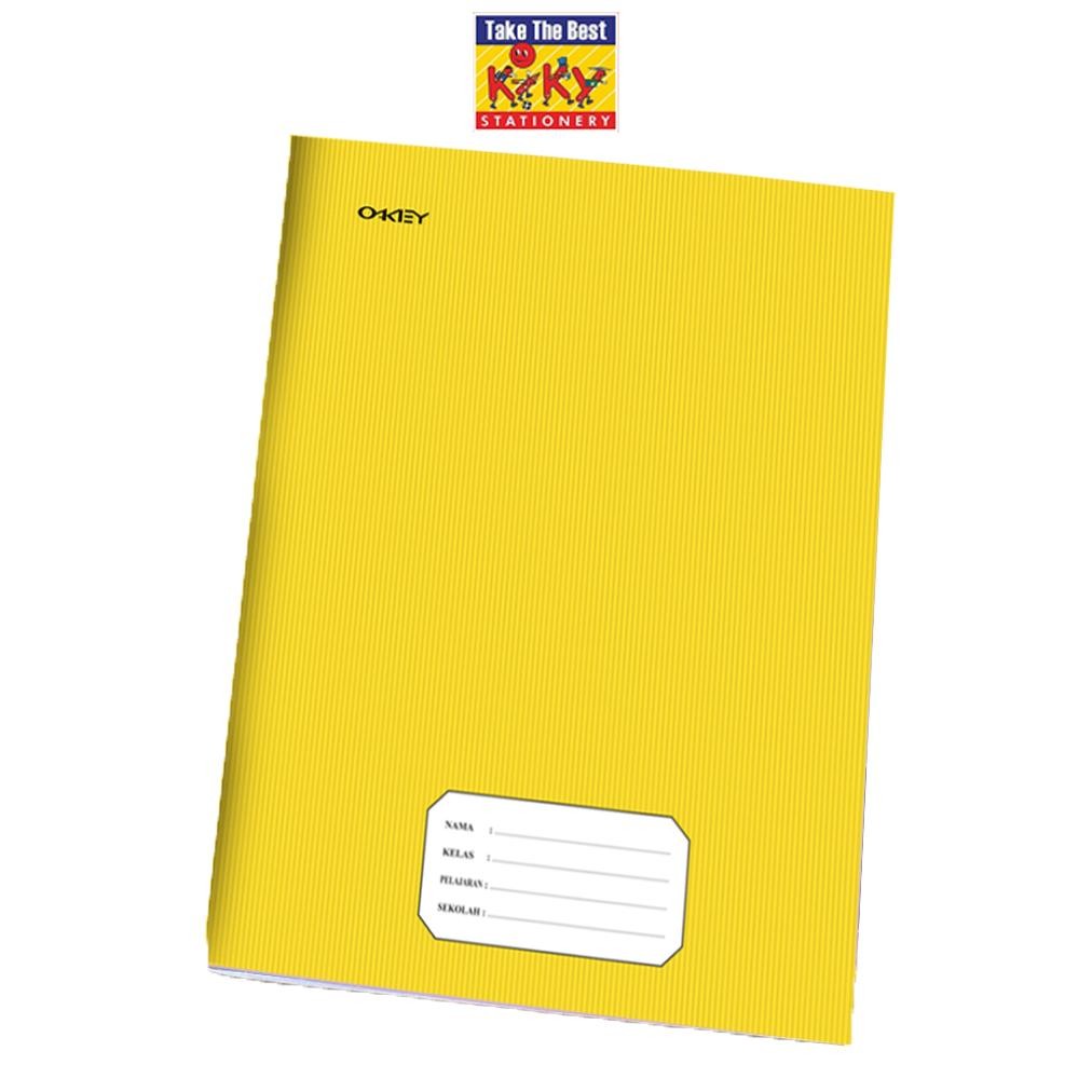 

OKEY Buku Tulis Boxy Kraft 40 Lembar - 10 Buku Sampul Coklat