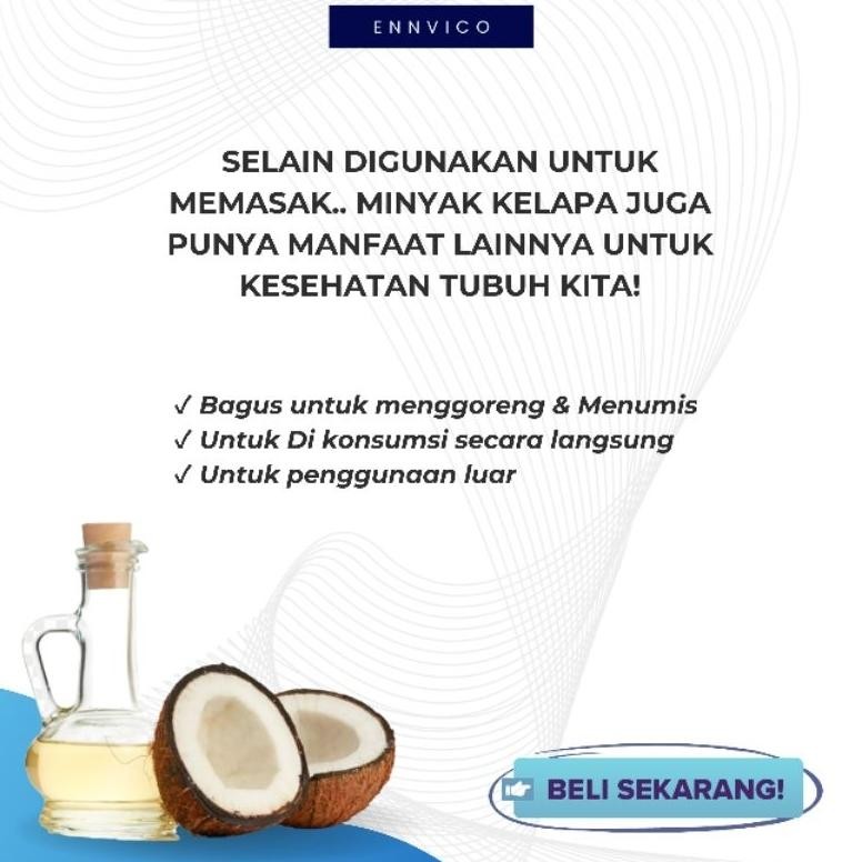 

Diskon 50% ! Minyak Kelapa Kletik Tradisional Coconut Oil Minyak Kelapa Murni Kemasan 250ml 500ml CCO RB10