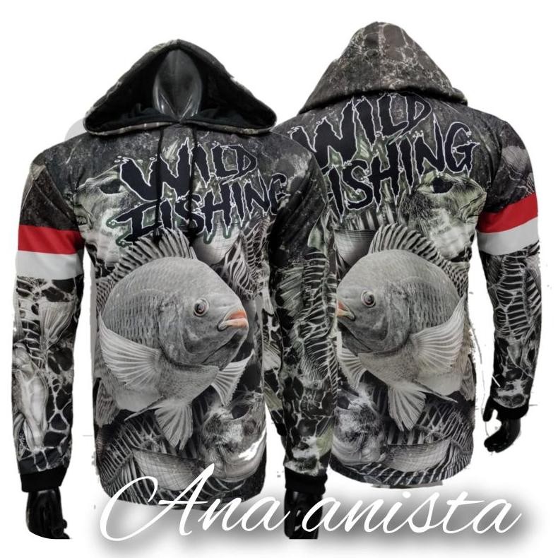 JERSEY BAJU MANCING WILD FISHING NEW NILA