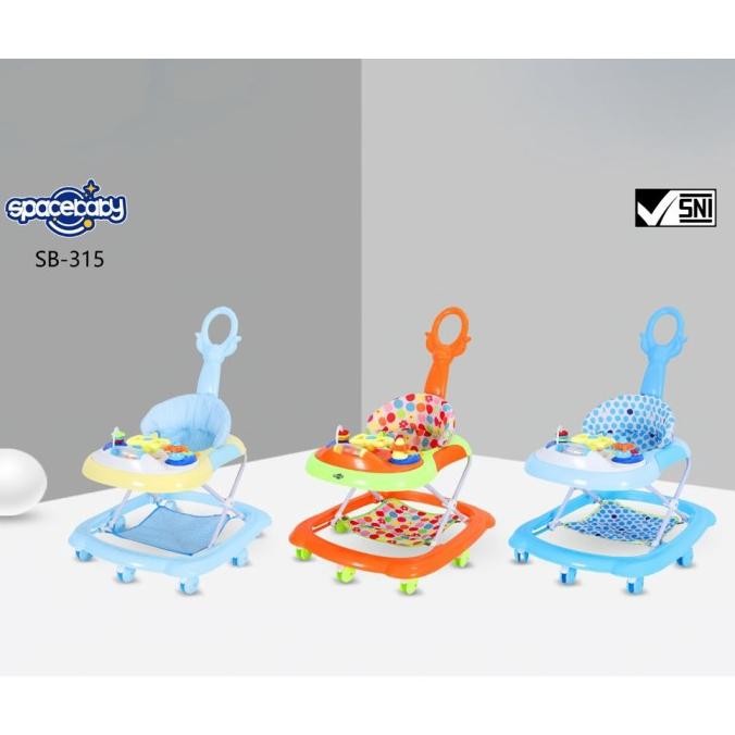 SPACEBABY Baby Walker SB 315 Alat Bantu Jalan Bayi Spacebaby Sb 315