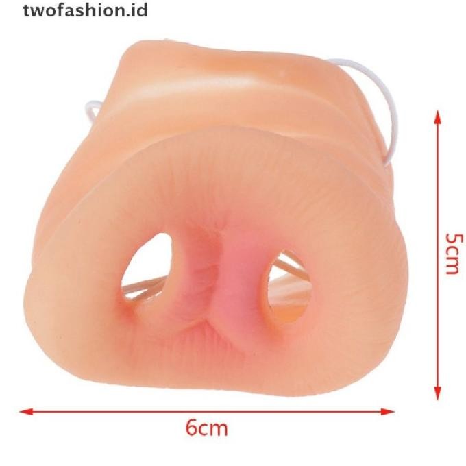 mainan hidung babi karet