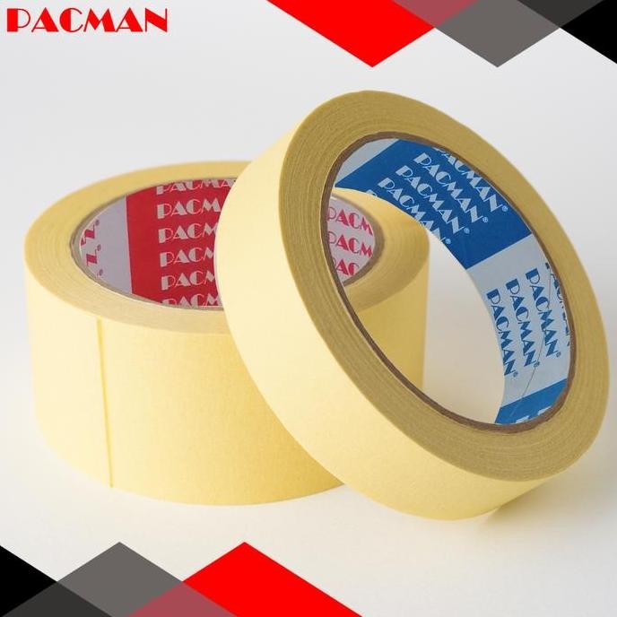 

Masking Tape Lakban Kertas Plakban Isolasi Solatip Pacman Pita Perekat Co