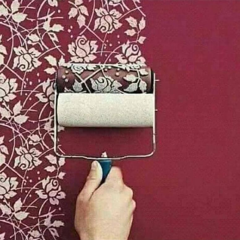 TERMURAH Roll  Cat Tembok Dinding Motif Seperti Wallpaper Stiker Siap kirim