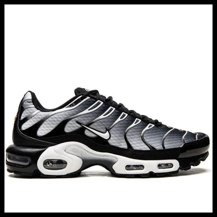 Sepatu Nike Air Max Plus Tn Black Metalic Silver Original Terlaris