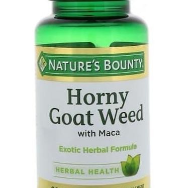 Nature'S Nature Bounty Horny Goat Weed Maca 60 Caps Original Produk