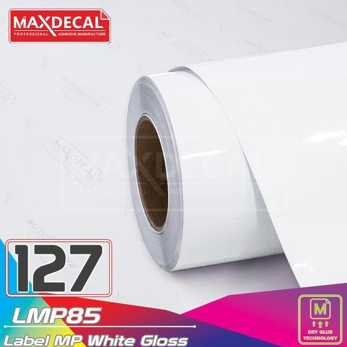 

[127] Maxdecal Lmp85 Sticker Label Print Eco Vinyl Gloss White Co