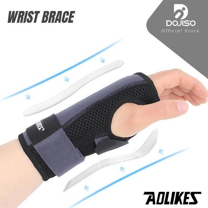Wrist Brace AOLIKES Splint Pelindung Pergelangan Tangan Carpal Tunnel