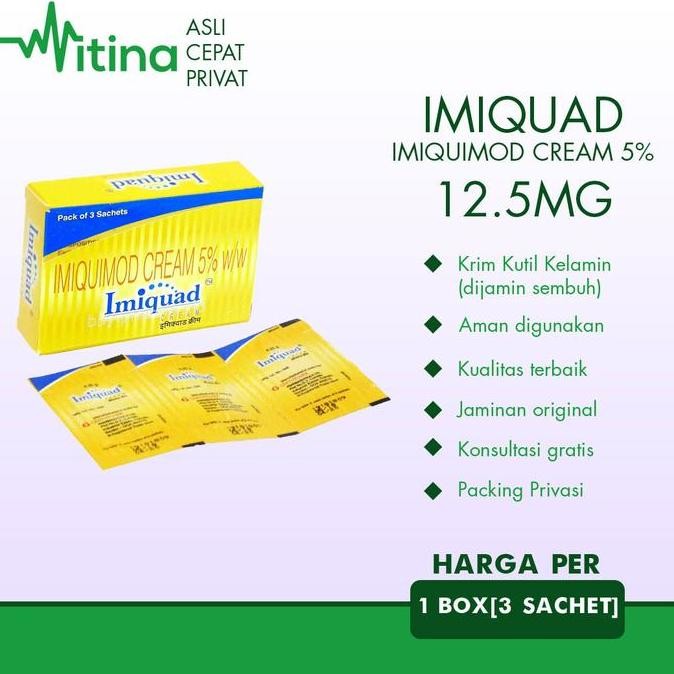 NEW Imiquimod Imiquad Krim Cream Kutil Kelamin