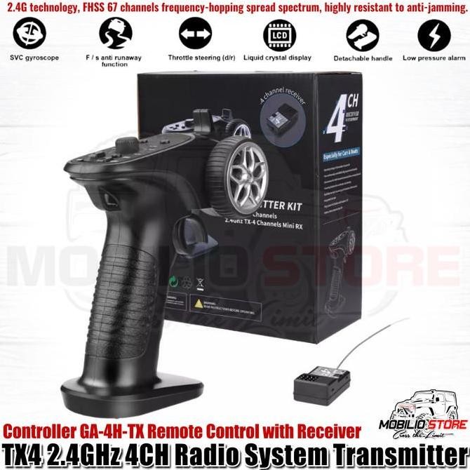 TX4 2.4GHz 4CH Radio System Transmitter Controller GA-4H-TX Remote
