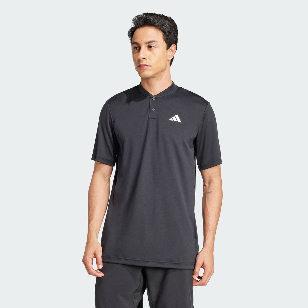 adidas Tennis Club Tennis Climacool Henley Shirt Men Black JH3393