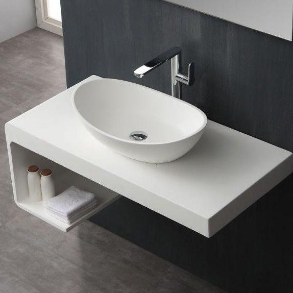 Classica Italiano Wastafel kabinet set waterproof lemari kamar mandi