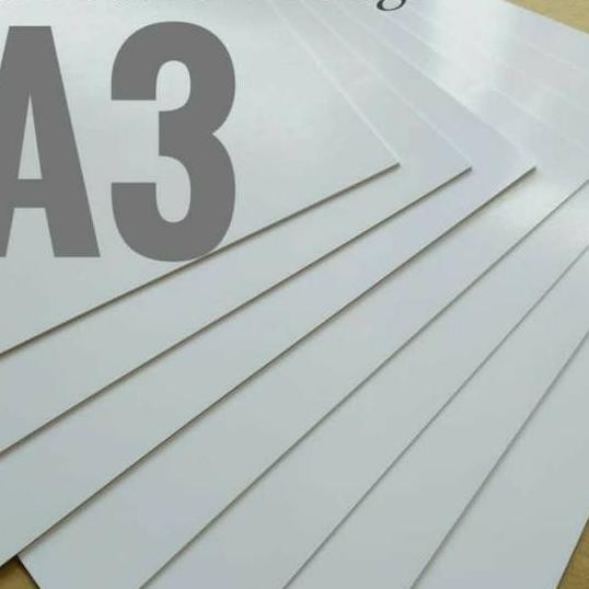 

50 Lembar Kertas Art Carton 260 Gsm Karton Glossy Uk A3 297 Cm X 42 Cm