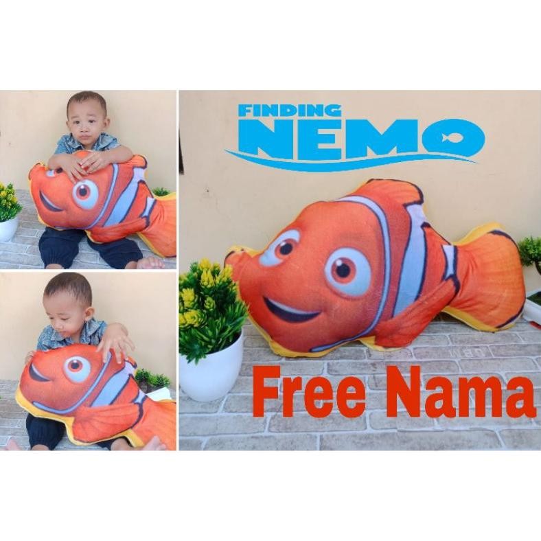 BONEKA NEMO BANTAL NEMO IKAN FINDING NEMO MAINAN NEMO MAINAN IKAN BONEKA IKAN AST